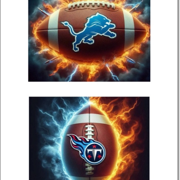 20oz tumblers w/ NFL Team Logo Footballs - Picture 9 of 16